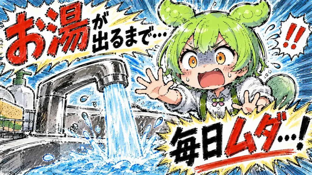 【犯人は？】お湯が出るまで捨てる水、本当は"お湯代"だった